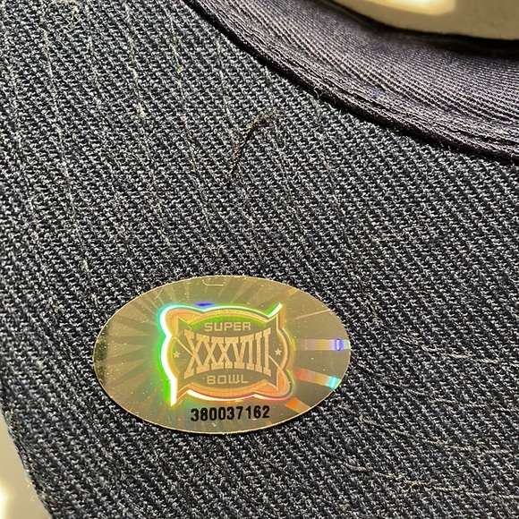 Vintage Super Bowl XXXVIII baseball hat. NWT - Picture 5 of 6